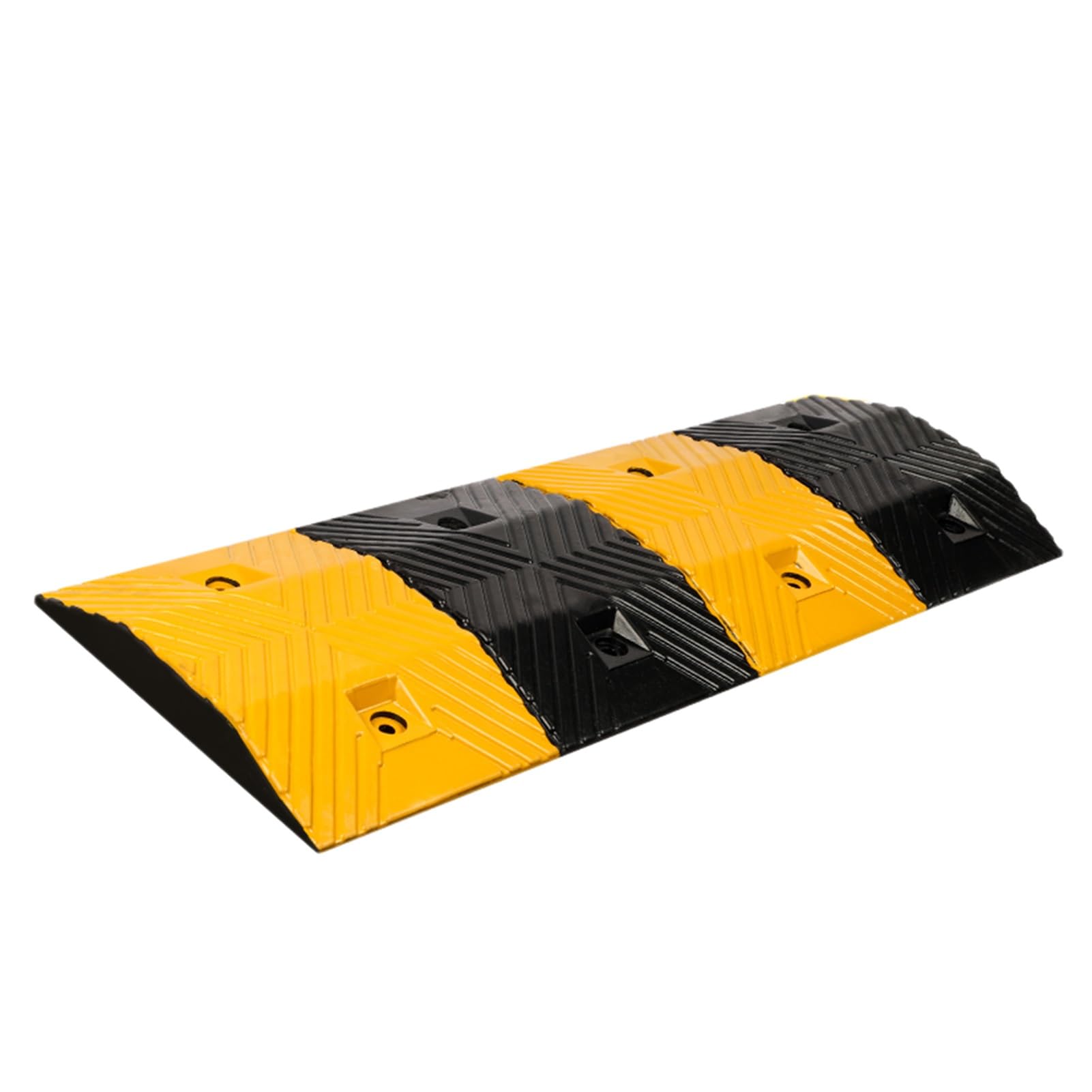 ZHANGGL Speed Bump,Yellow And Black Rubber,For Asphalt Concrete Gravel Driveway Indoor Outdoor