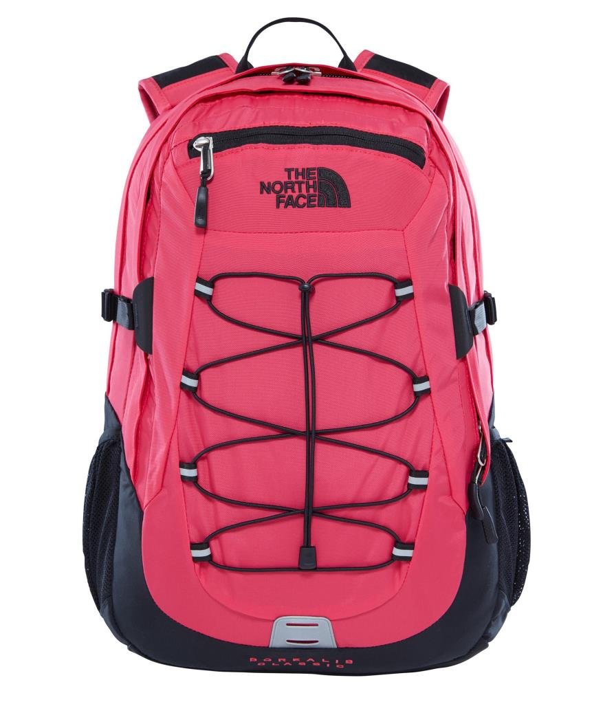 THE NORTH FACE Men's Borealis Classic Backpack (pack of 1) One Size Raspberry Red/Tnf Black