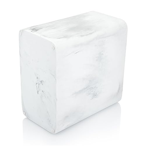 Miniatura 3 de Essentra Home Bote de basura rectangular para oficina en casa, dormitorio, baño, cocina, 2.4 galones, capacidad de 9 litros, cabe en espacios