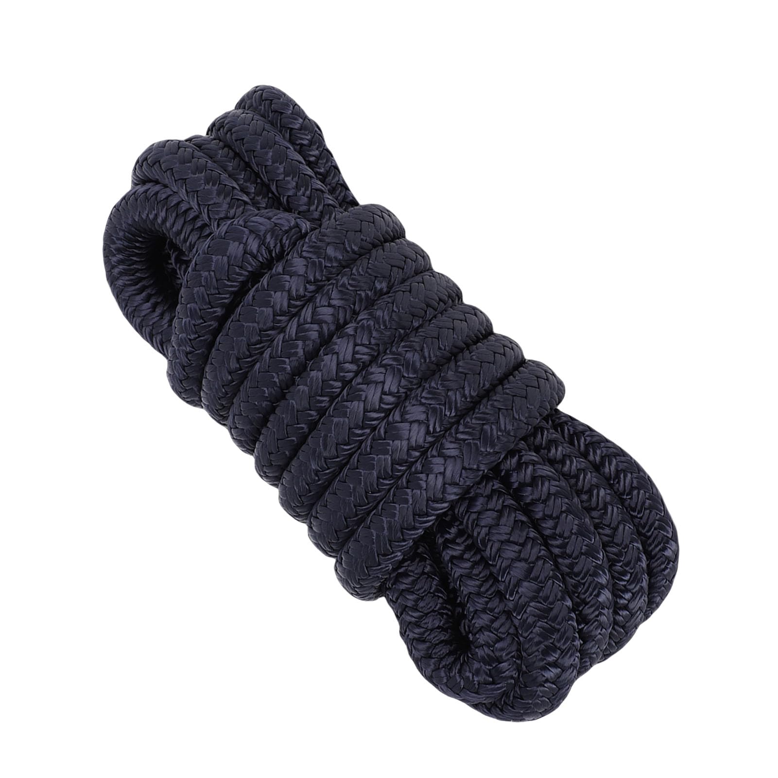 Generic Cuerda Marina de Alta Resistencia, 4 Piezas, Línea de Muelle de Nailon Trenzado Doble para Yates y Embarcaciones Pequeñas, 0,37 Pulgadas X 15 Pies (Blue)