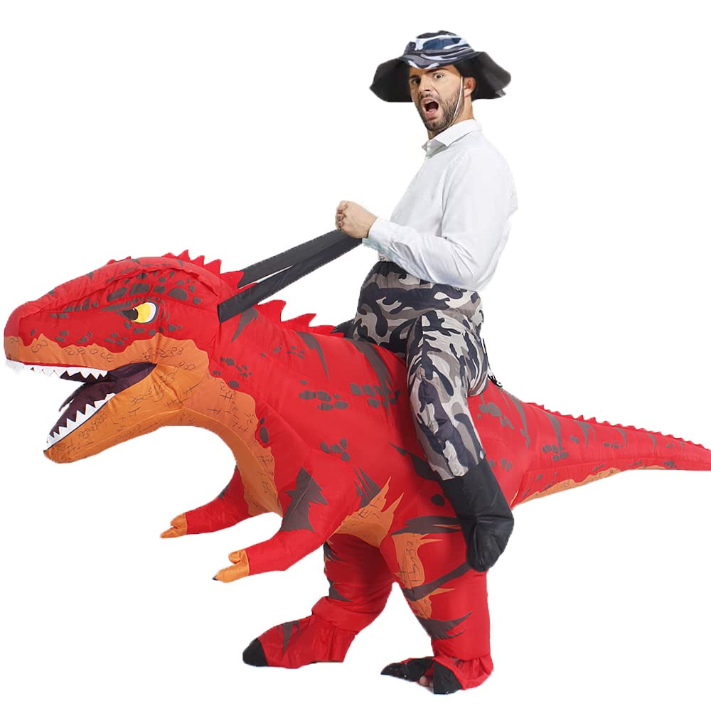 Buy Inflatable Dinosaur Costumes for Adult TREX Ride on Halloween