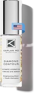 KAPLAN MD Eye Serum, 4-in-1 Diamond Contour Firming Under Eye Serum | Hydration, Plant Extracts, Hyaluronic Acid, Anti-Aging Peptides, Liquid Crystal, Dermatologist-Developed
