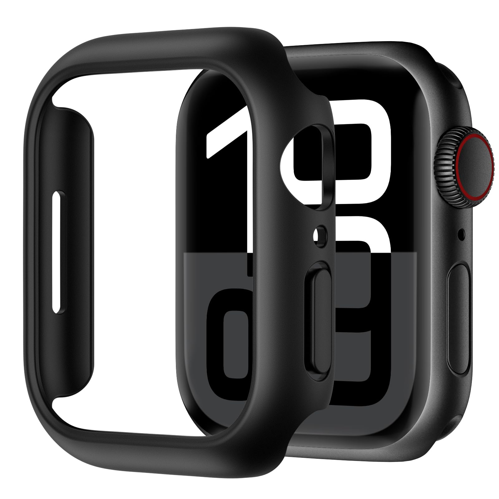 Knossenコンパチブル Apple Watch カバー [画面保護フィルムな…