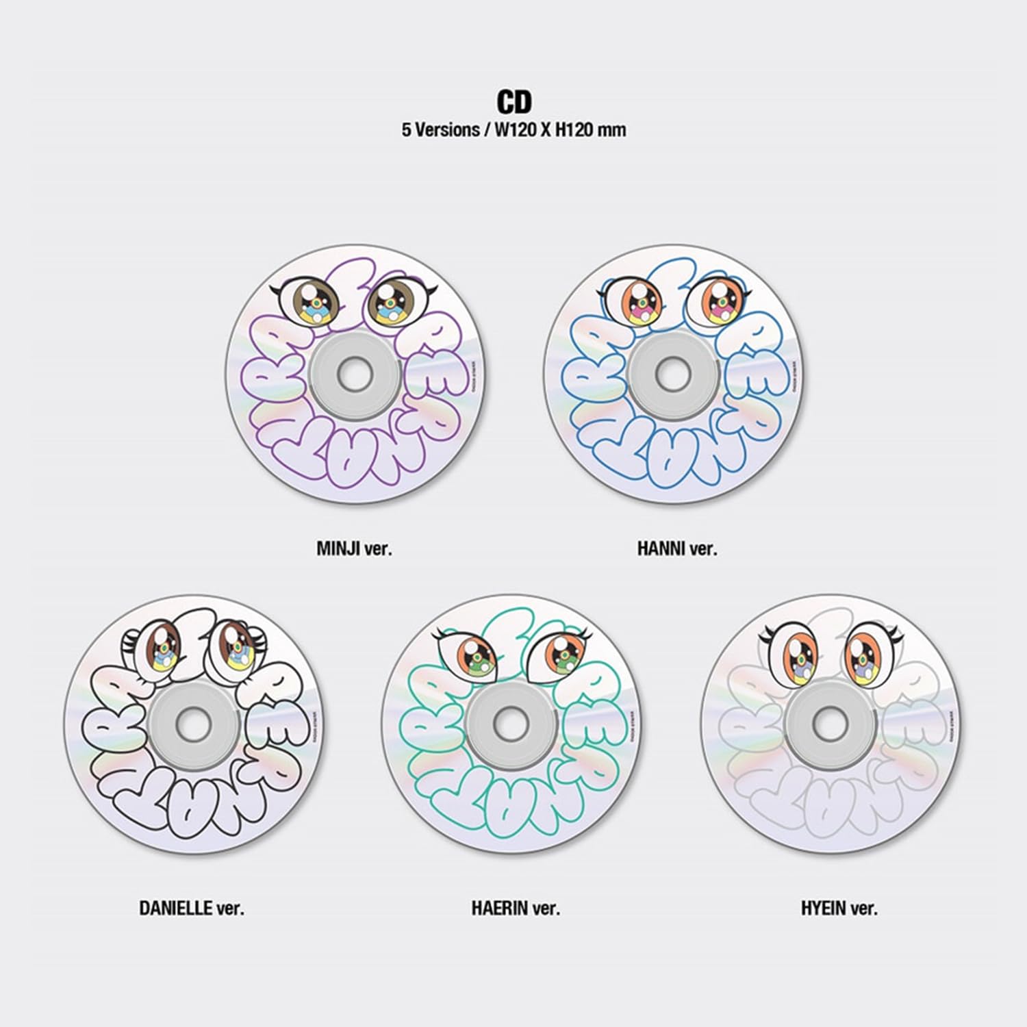 NewJeans - [Supernatural] (NJ X MURAKAMI Cross Bag ver. - Random Ver.) Cross Bag Photocards + 3 Extra Photocards
