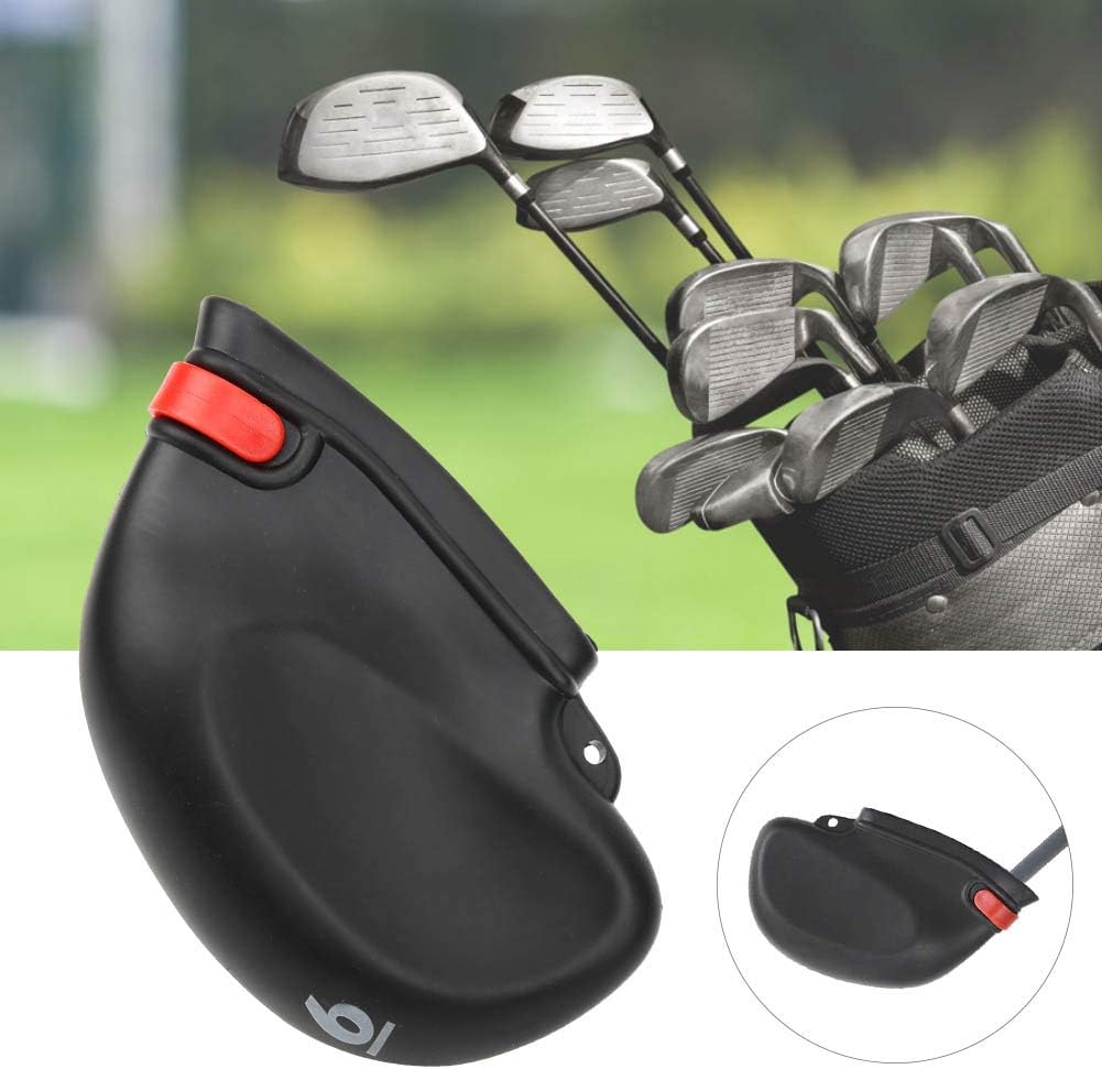 Face Saver Iron Covers, 9PCS Exquisite PVC Club Head Cover Sets Club Iron Head Protector Putter Sets