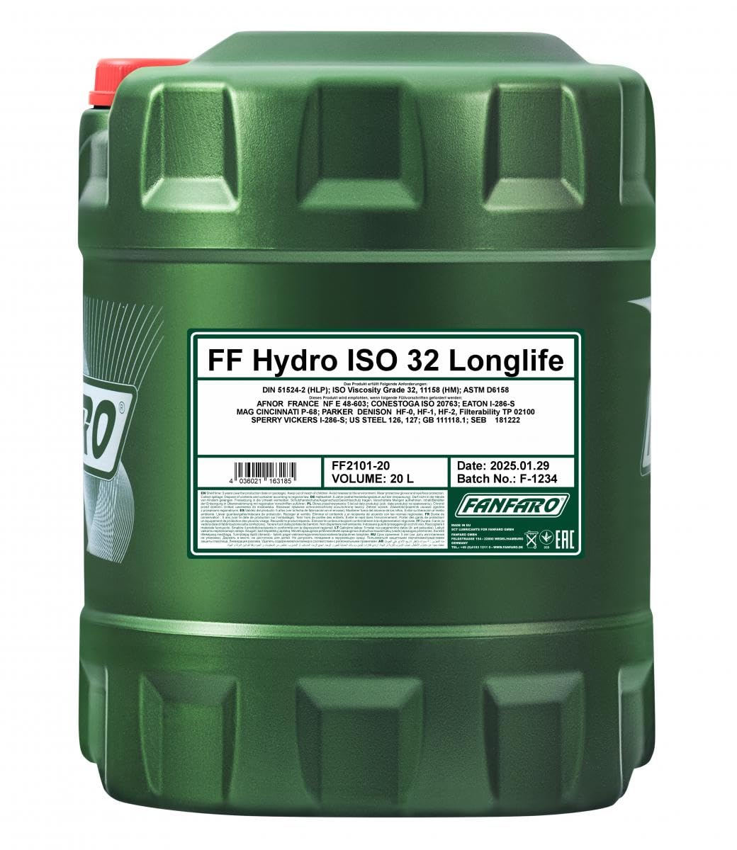 FANFARO FF2101-20 Huile hydraulique 20L