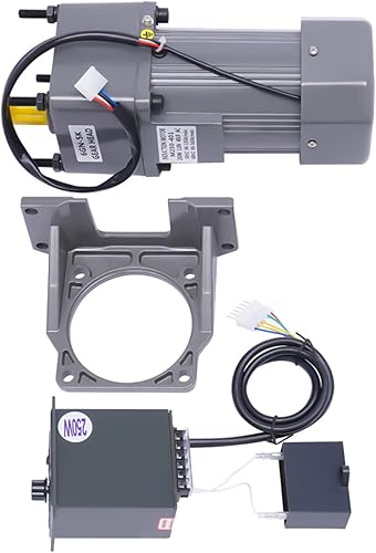 Miniatura 72 de Motor de engranajes eléctrico 120W DC 24V Reductor de engranajes helicoidal Caja de engranajes Motor eléctrico de engranajes RV 50K 35Nm Motor 120W
