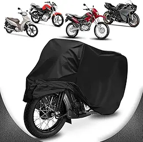 Capa de Cobrir Moto em Couro 100% Forrada Anti Risco Impermeável Térmica (CRYPTON 105)