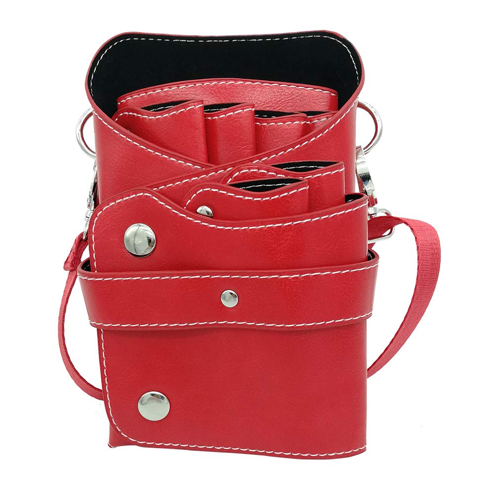 Bolsa herramientas de peluqueria Cartuchera peluqueria Bandolera peluqueria profesional Bolsa Tijeras Peluqueria Puede acomodarse Tijeras Tijeras Electricas Tijeras peluqueria canina Elegante Marrón — view 14