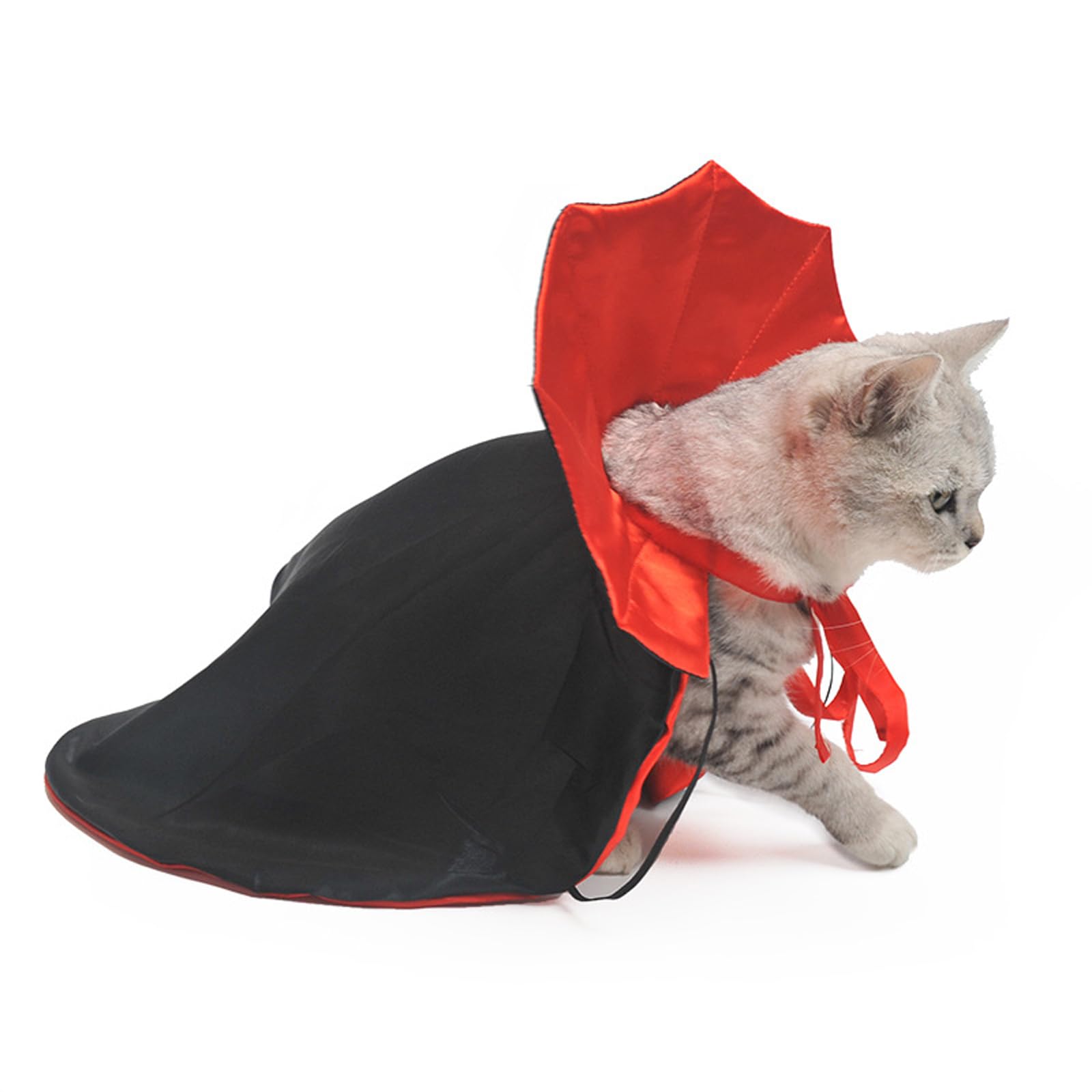 AWOCAN Dog Halloween Costumes Cats Dogs Vampire Cloak Costume Halloween Pet Accessories Costume Halloween Party Pet Cosplay (purple) - Image 4