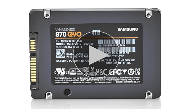 Samsung 870 QVO 4 TB SATA 2.5 Inch Internal Solid State