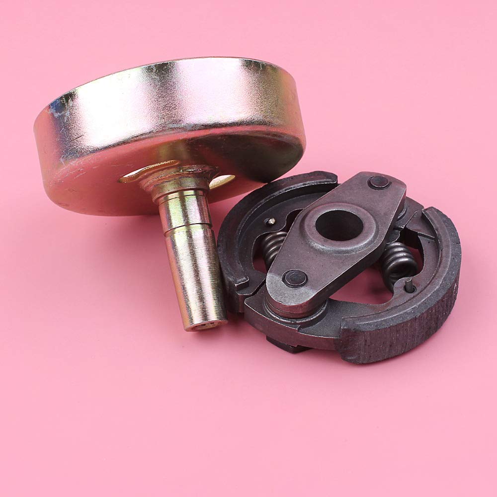 Conjunto de Embrague de 75 mm con Tambor de Embrague de 9 Dientes, Compatible con Motor de desbrozadora de césped NB411.