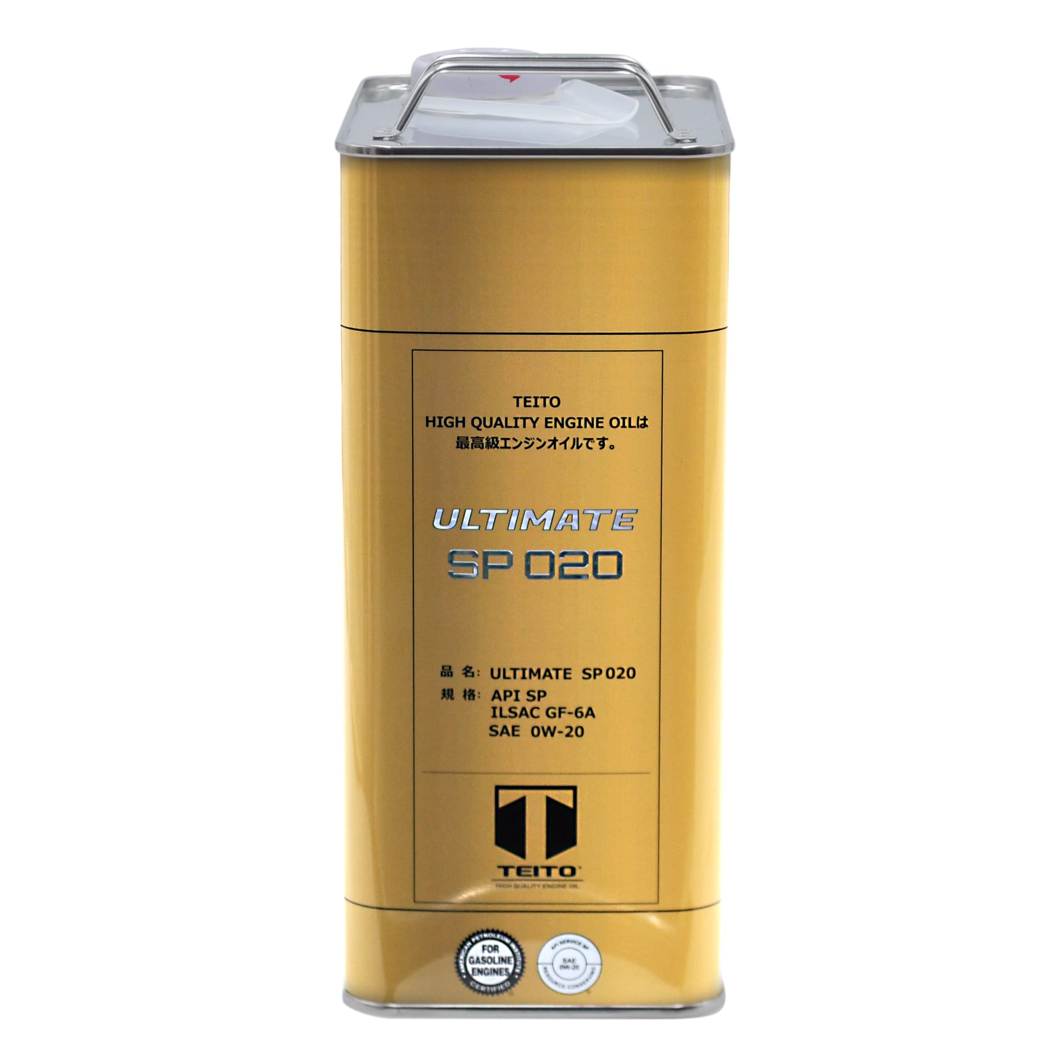 Amazon | TEITO エンジンオイル 0W-20 ガソリン乗用車専用 100%化学