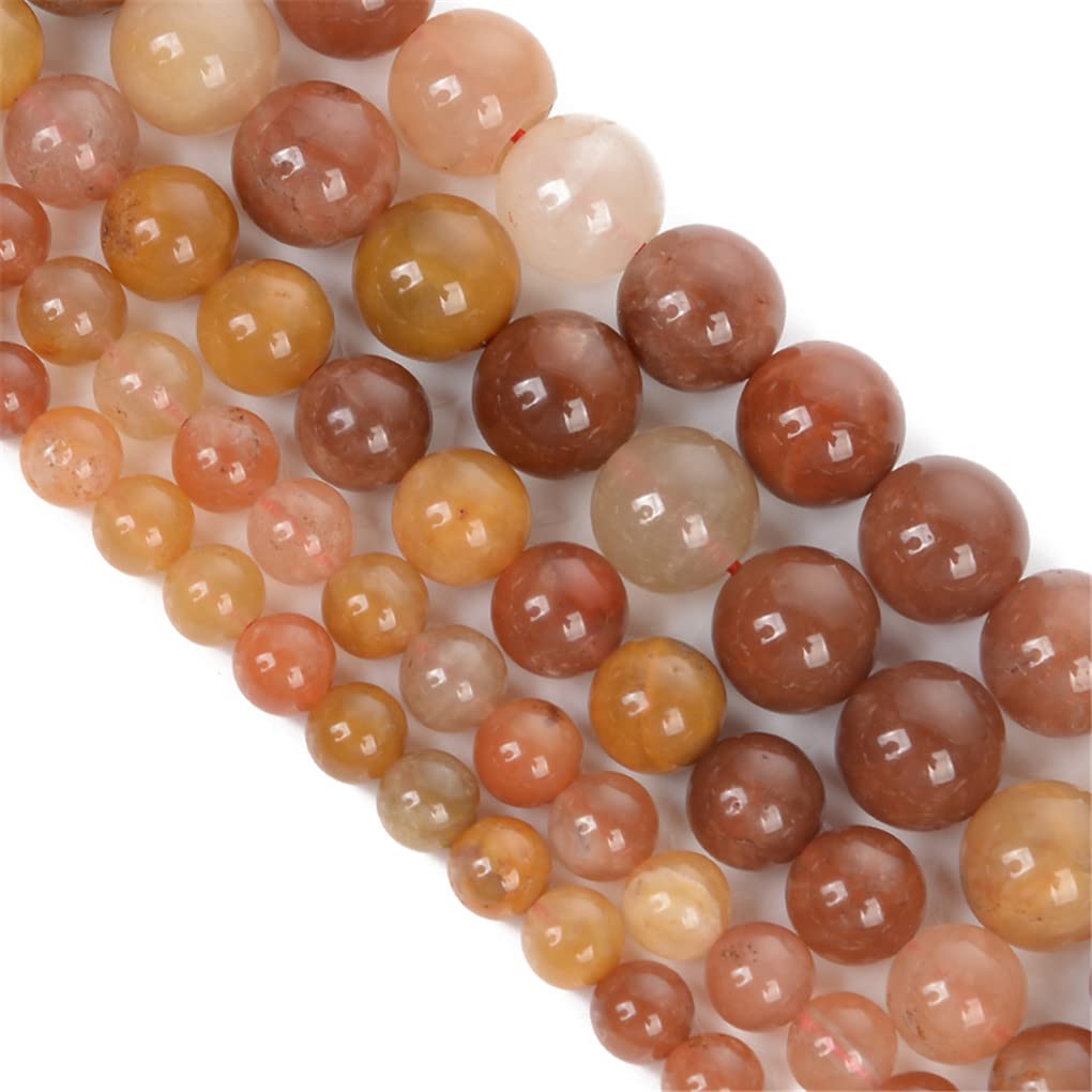 Perles de pierre naturelle de jade lisse et multicolore pour bijoux de luxe