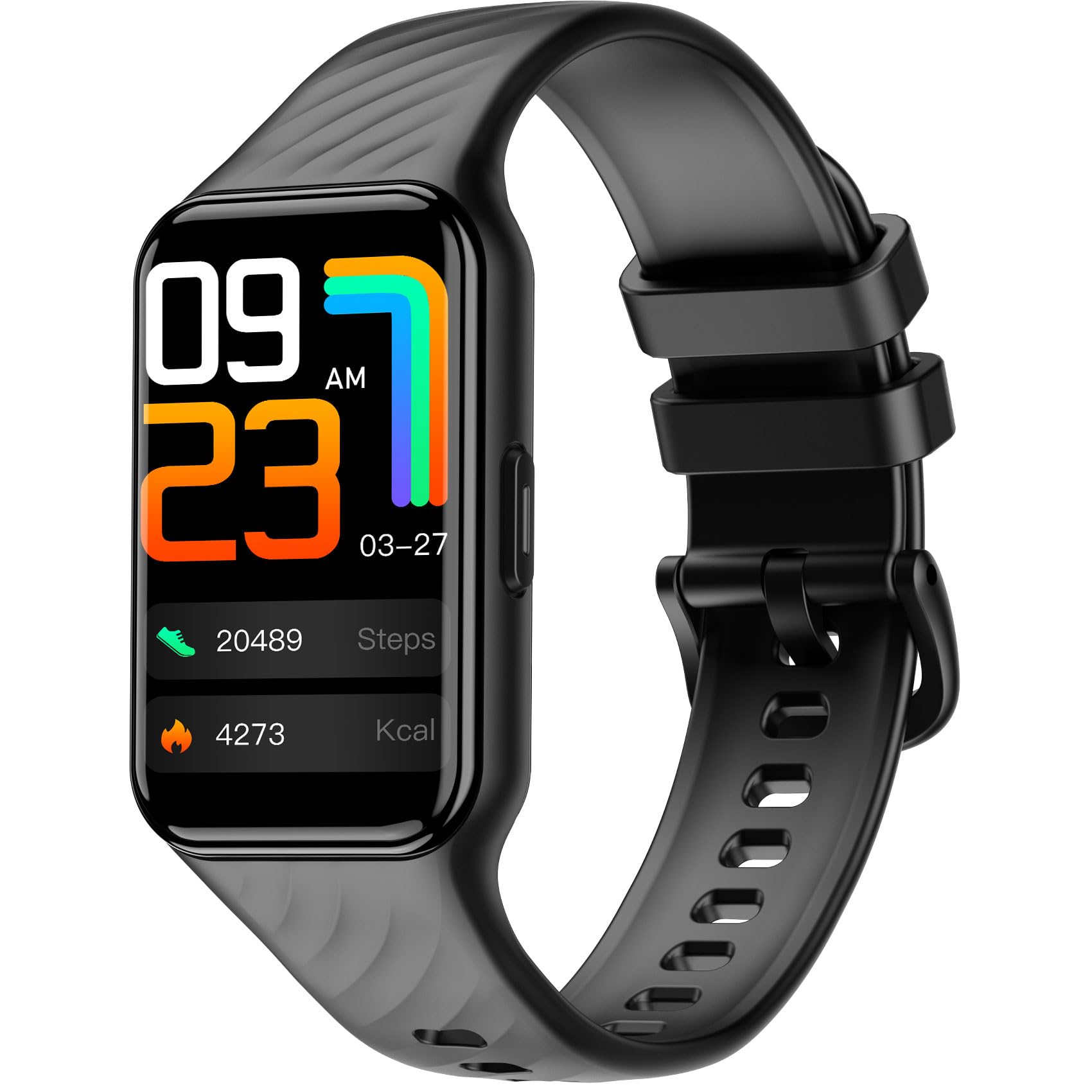 Montre Intelligente pour Hommes, Womens Fitness Smartwatch avec Fréquence Cardiaque SpO2 Moniteur de Sommeil, Compteur étanche de Pas de Sport, Répondre/Faire des Appels pour Android iOS