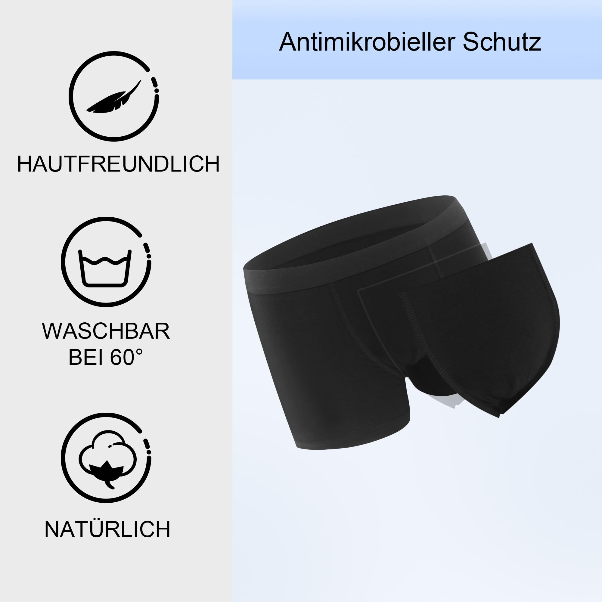 Uizuooy Mutande Bambino Boxer Ragazzo Slip Bambino Comodi Boxer Uomo Cotone Elasticizzato 8-16 Anni Pacco da 12 1605 BL 134-140