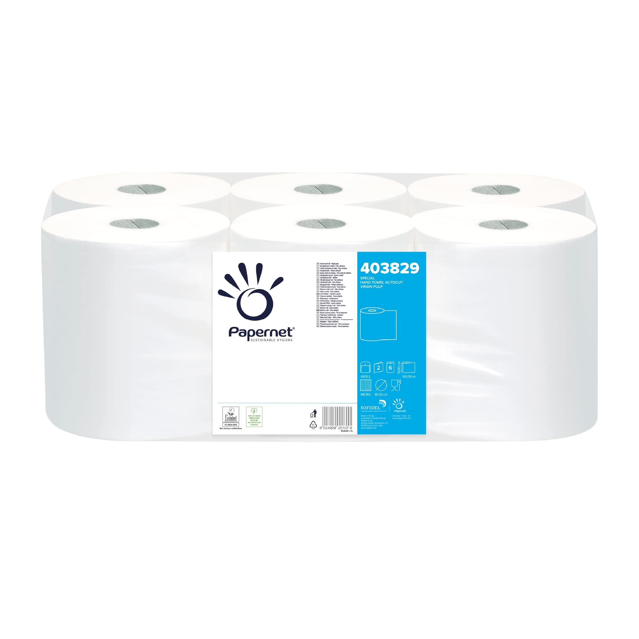 WERRA Over Soft Matic asciugamano rotolo, 2 strati