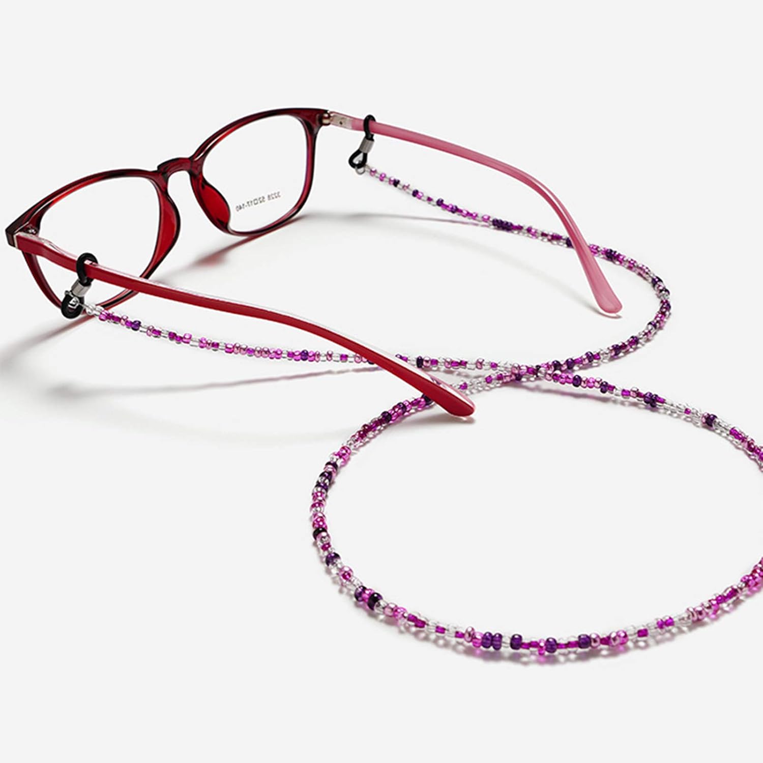 FANTESI 3 pcs Eyeglasses Chain, Glasses Chain Bead Glasses Strap Anti