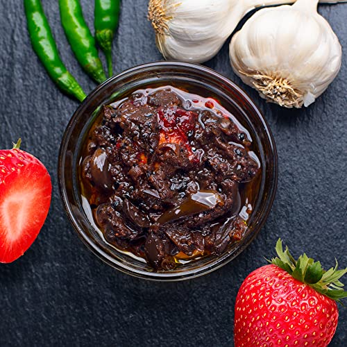 Image of Mum Made It Spiced Strawberry Pickle 200G | Homemade Pickle | No Added Preservatives | No Added Color | No Artificial Flavours | 100% Natural