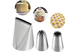 Large Piping Tips for Cake Decorating Set