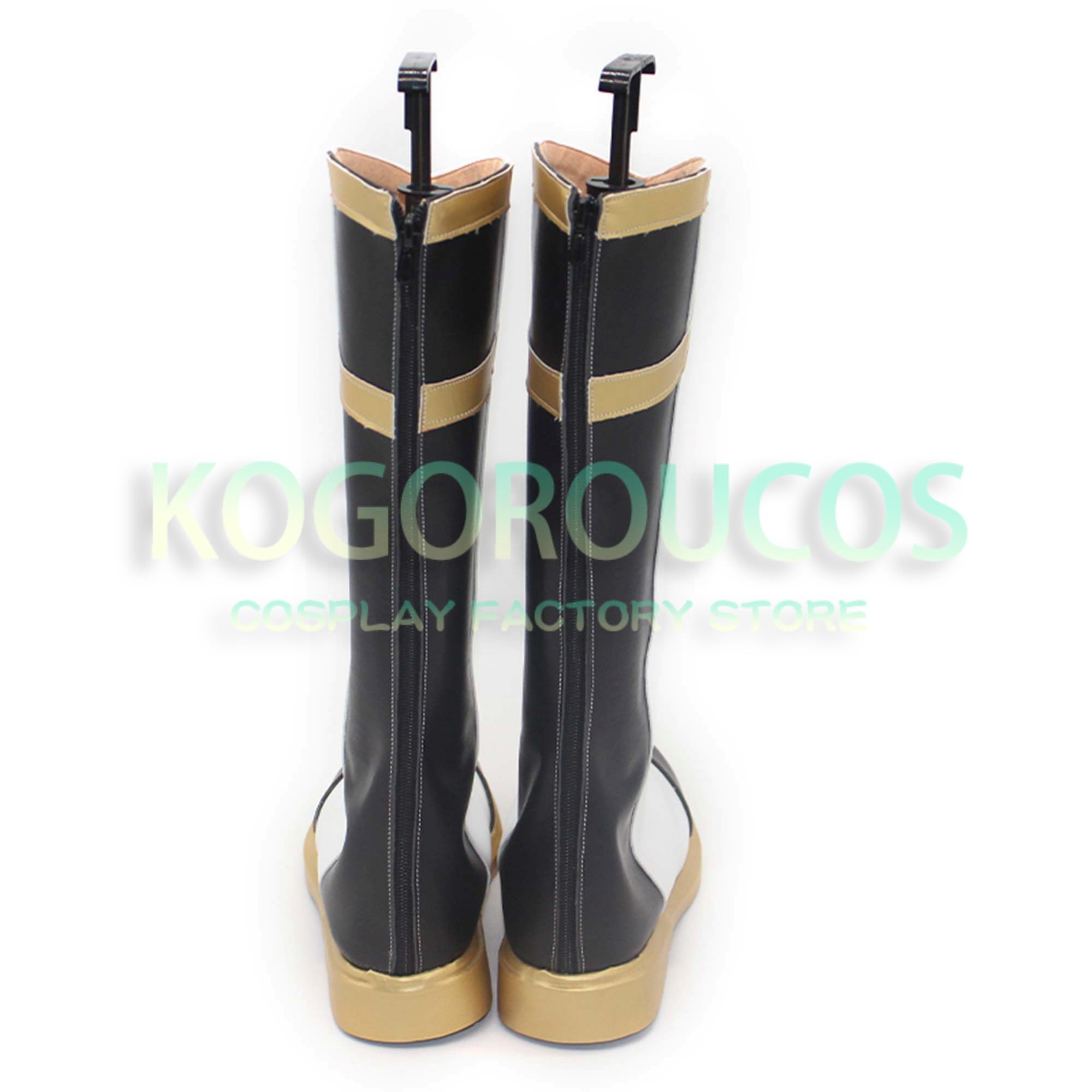 Cosplay Shoes Boots fits OP Sanji Germa 66 Costume Customizable Large Size Footwear (Men 10US 11.02inch 28cm) 0918124