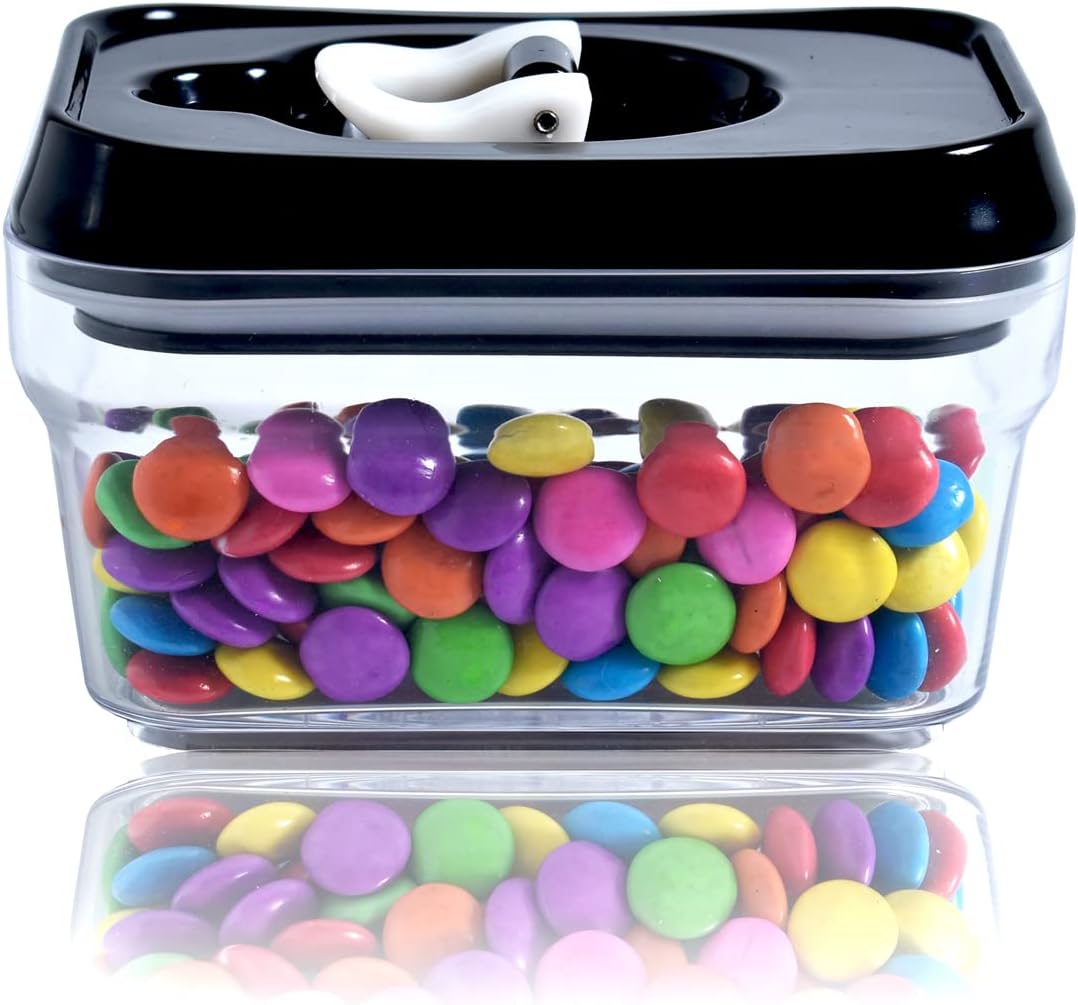 Snap-Lock Acrylic Airtight Containers for kitchen, 380ml/0.38Ltr