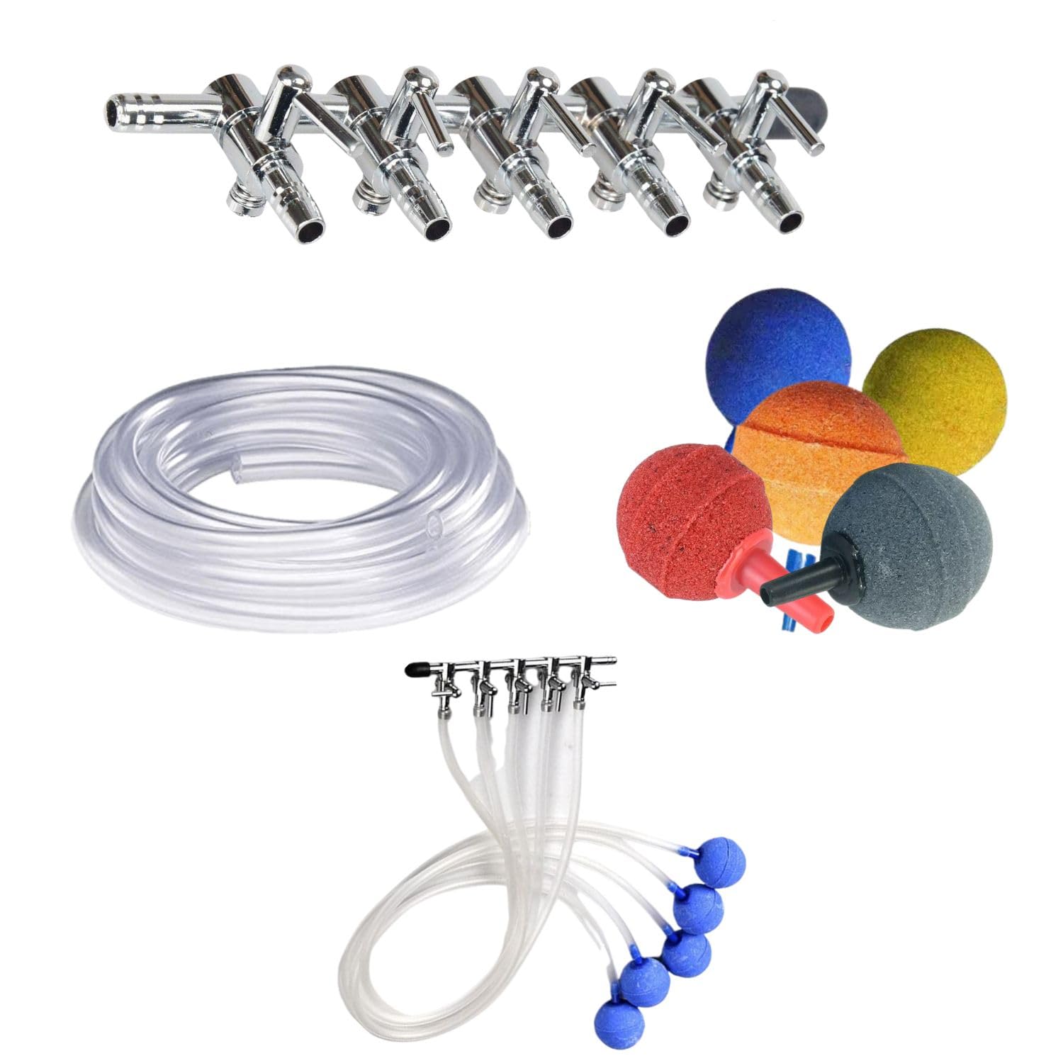 VAYINATO® Stainless Steel Fish Tank Air Flow 5 Way Splitter with Controller and Free 5 Meter Air Tube & 5 Air Stone for Aquarium Fish Tank by Petzlifeworld (B0CK4H7HCQ) Amazon Price History, Amazon Price Tracker