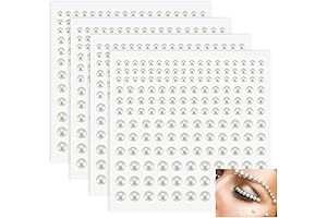 BlingKingdom: 660-Piece Pearl Sticker Set for Adornment