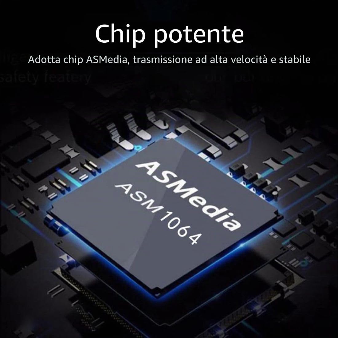 chenyang Adattatore M.2 SSD a PCI-E X1 4 SATA SSD a PCIe 3.0/4.0 Adattatore scheda di espansione ASM1064 Chipset con staffa PCI-E da 12 cm
