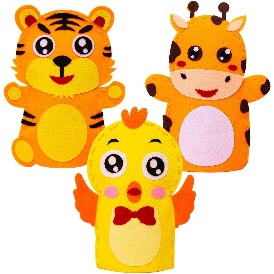 Kit Costura Niños Patrón De Costura A Mano De Animales De Granja De Fieltro  (PDF Y SVG): Vaca, Oveja, Cerdo, Pollo Y Conejo (DIY), Cricut, Manualidades  Fáciles, Adornos, Juguetes Y Móviles Para, image size:1100x1100