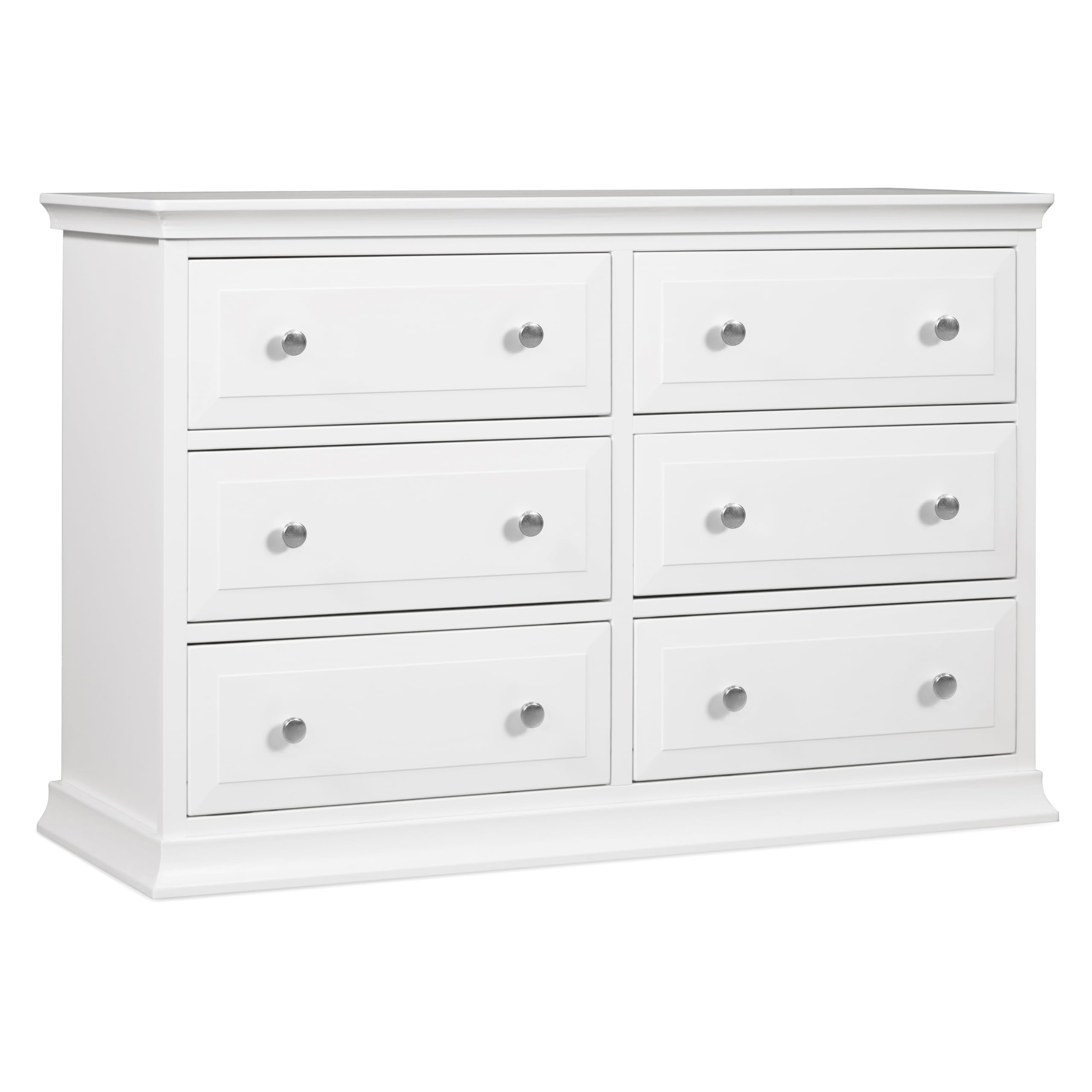 Davinci Signature 6-Drawer Double Dresser in White