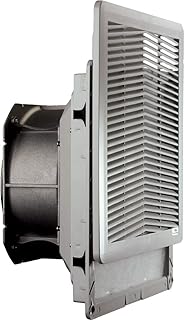 PFFP450-120-12-XXX Electrical Enclosure Plastic Filtered Fan Package (UL Type 12) | CFM: 262/285 | Voltage/Hz.: 115 VAC 50/60 Hz | Rated Amps: 0.68/0.73 | Temperature Range: 14 to 131 Â°F