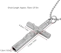 Vista 6 de Llave de afinación de piel de cabeza de tambor de metal de 0.236 in, collar de llave de tambor, con cadena, llave de tambor