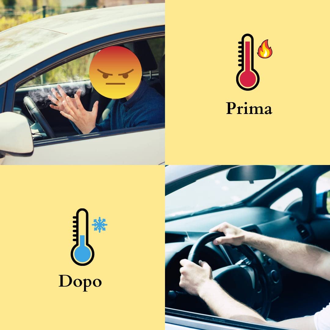 Parasole Auto-accessori auto interni-pieghevole -riflettente-contro raggi UV-130X65 cm