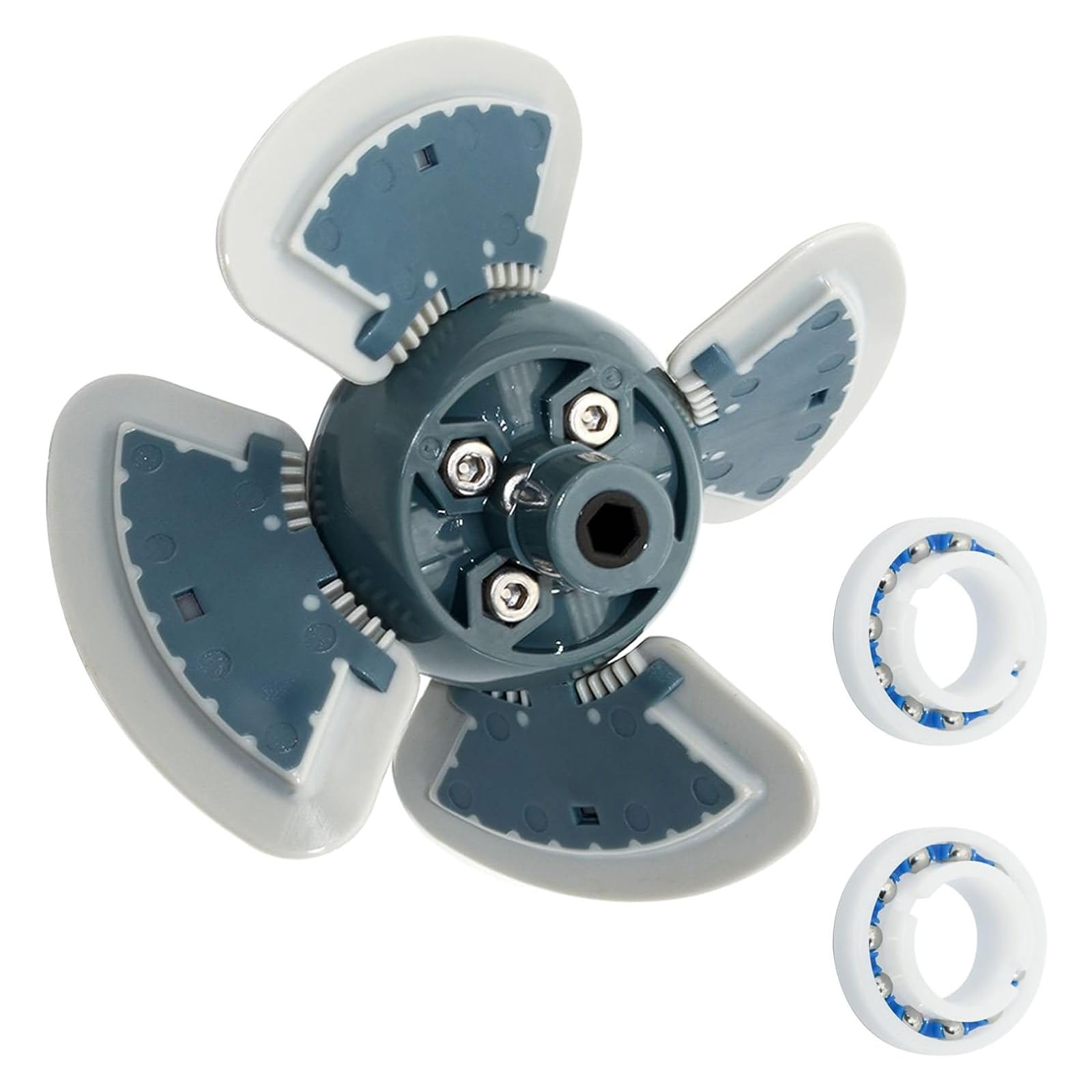 DFHINSC MX6 MX8 Pool Engine Set, Double Sided Rollers & Bearing Accessories, Texture Design Engine Assembly with Rollers