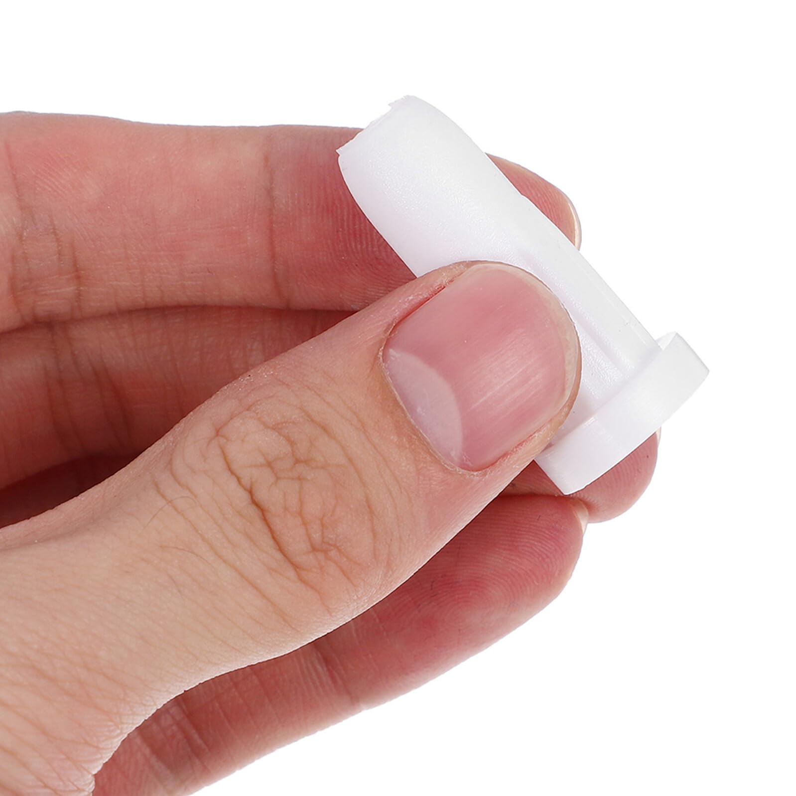 Douilles de Remplacement Blanches pour roulettes de Berceau 50 Pcs Inserts en Plastique 33X16 MM pour Tiges Rondes Accessoires Sécurisés pour Meubles Bébé Compatibles Lits et