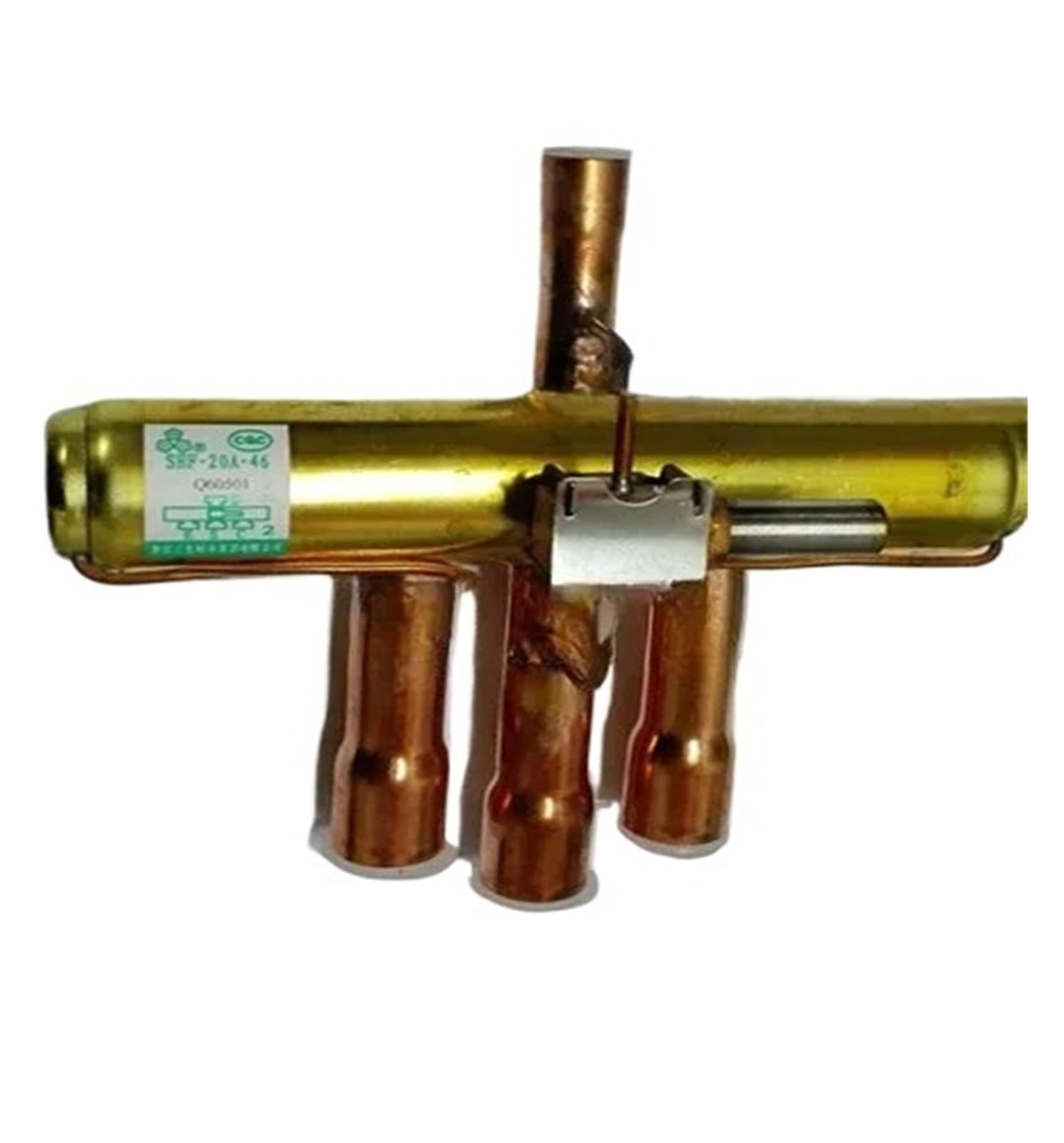 Genterun H Air Conditioning Three-Way Four-Way Directional Valve，Compatible For Sanhua， Shf-20A-46 35A-67 35B-69 50-79 B D(H)