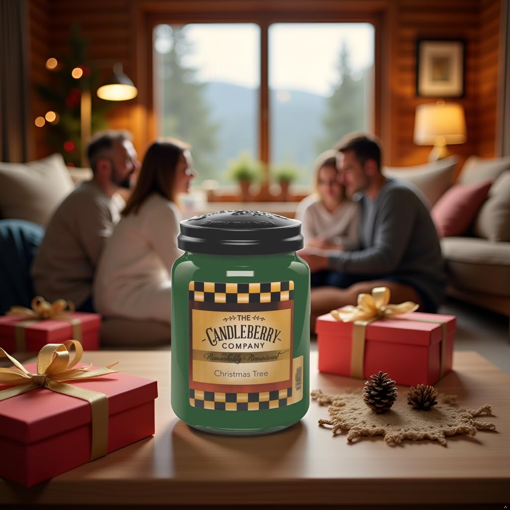 Candleberry Sapin de Noël 26 g Bougie en pot
