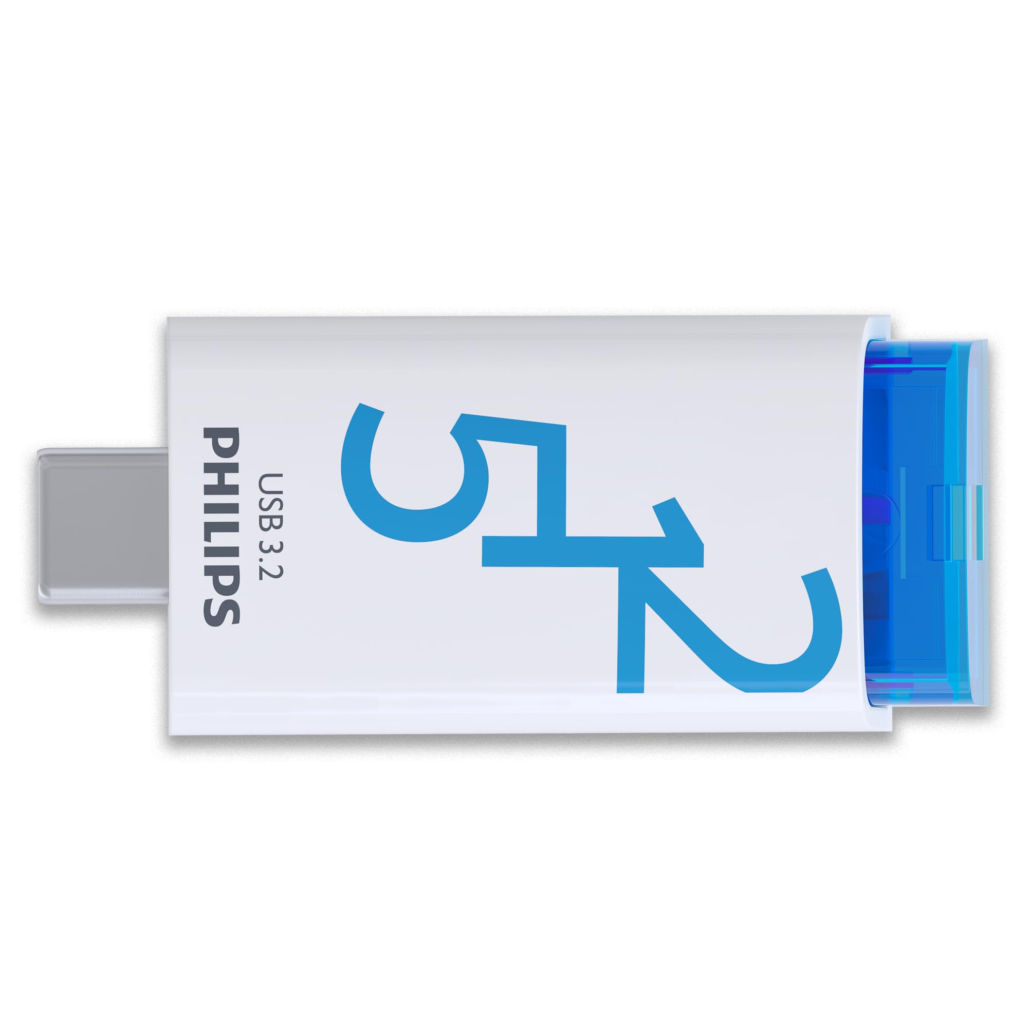 Philips Click Edition USB-C USB 3.2 Gen 1, unità flash USB 512 GB per PC, laptop, smartphone, tablet con porta USB-C, velocità di lettura fino a 120 MB/s