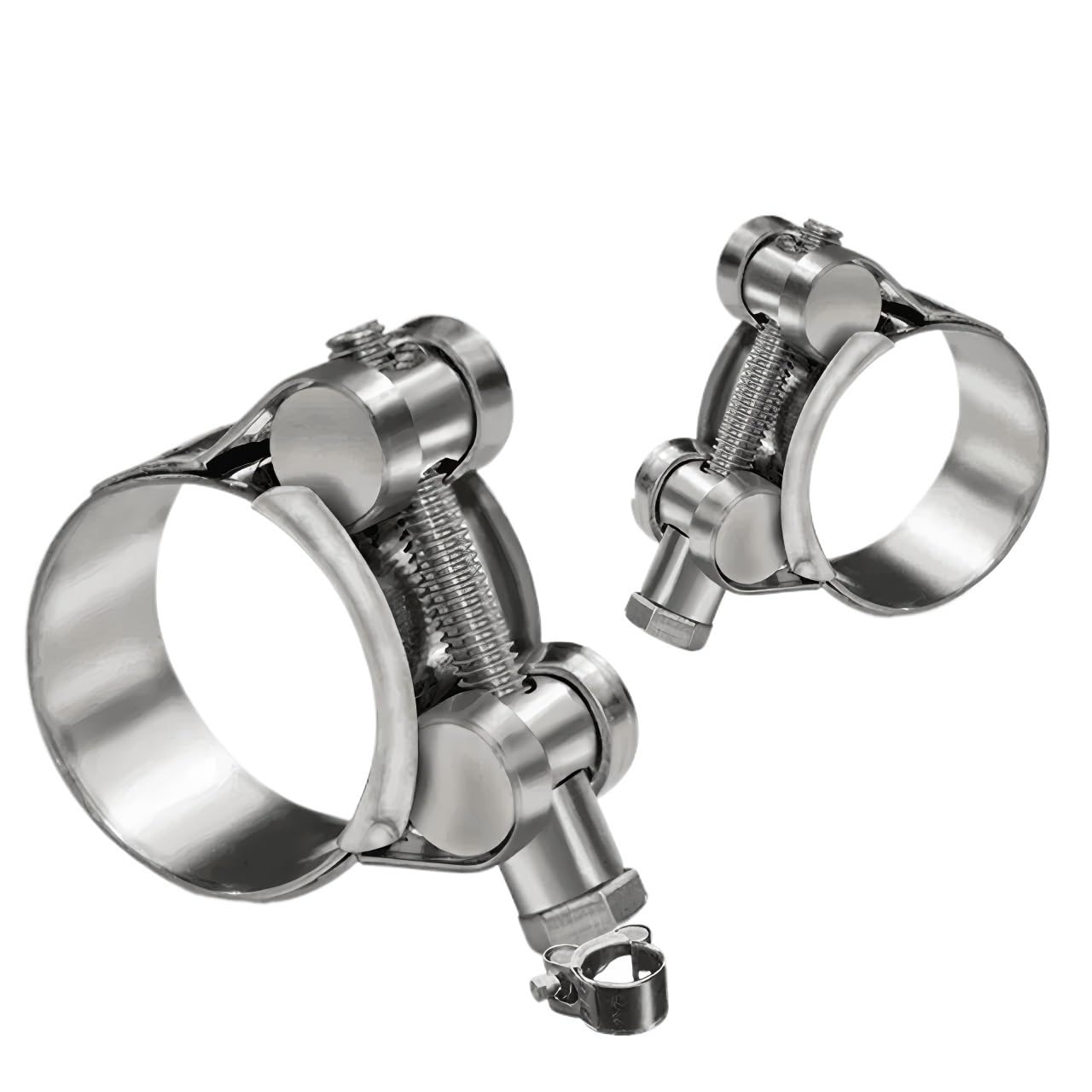 Vlqxkdpoi One Color Pipe Clamp,Stainless Steel Powerful Hose Clamps Air Water Pipes Durable Sealing Strength Repair Welding Tools(92-97Mm)(201 213Mm)