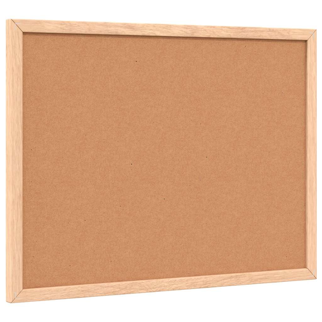 Mangloder - Lavagna in sughero con cornice in legno di pino massiccio, 40 x 30 cm, resistente, per ufficio, scuola, spazio creativo, organizzazione e presentazione versatile