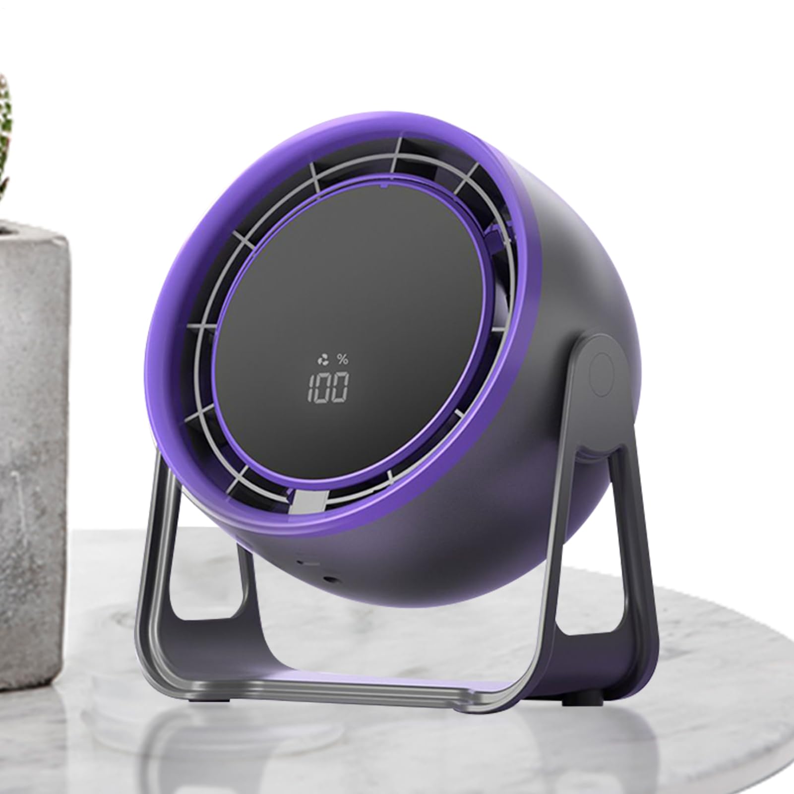 Ventilateur de bureau sans fil pour éliminer la chaleur sans faire de bruit
