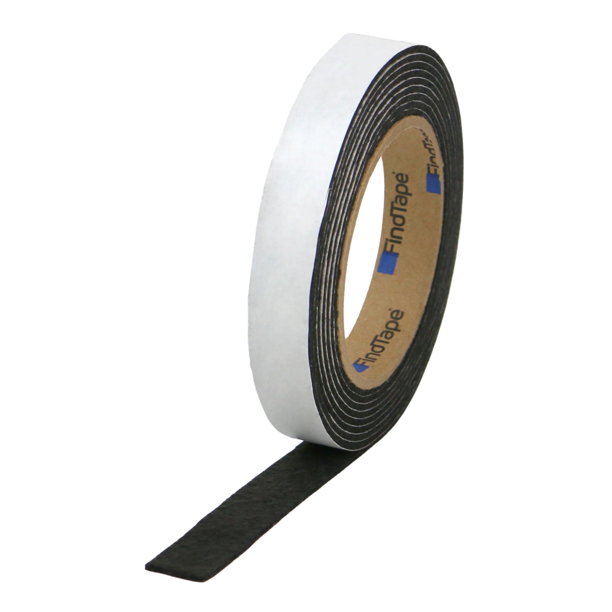 FindTape PF2MM Premium Polyester Felt Tape 2mm Thick, 3/4 in. x 10 ft. (Black)