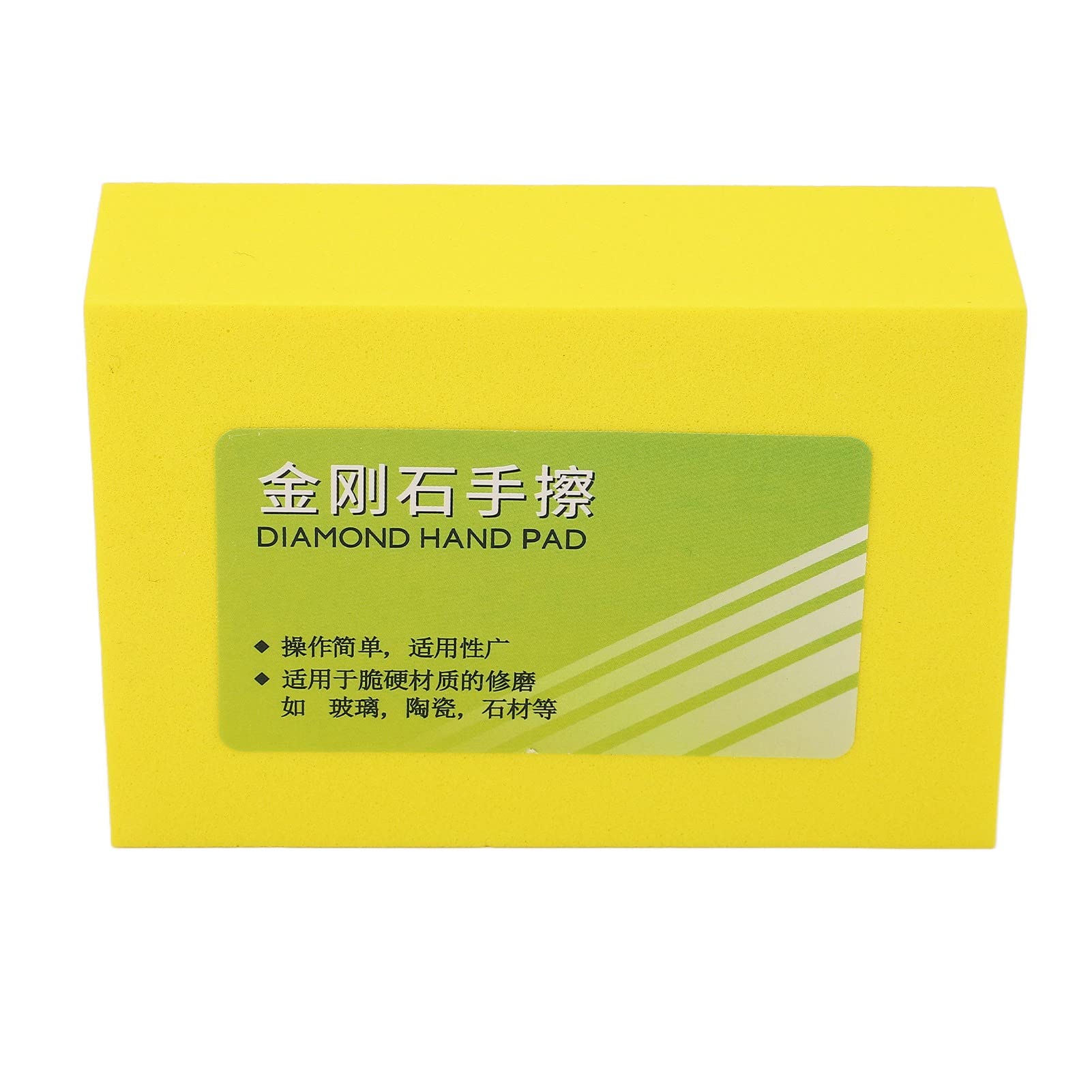 Diamond Hand Pad Polishing Edging Deburring Sanding Block for Stone Glass Ceramic Mesh 100 Grits