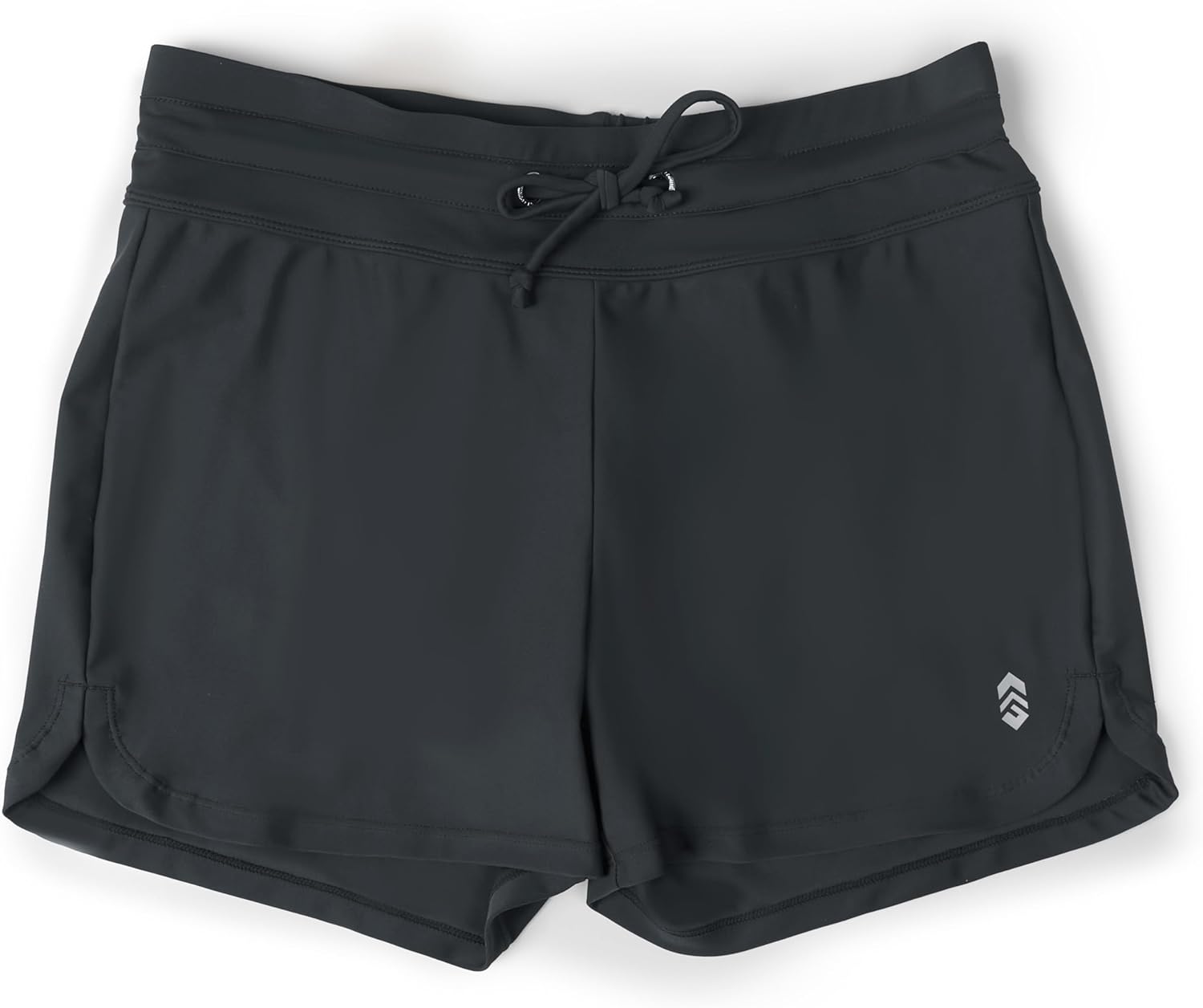 Free Country Women's 3.5" Swim Board Shorts Swimsuit UPF 50+ Bermuda Drawstring with Back Pocket Quick Dry Beach Pool Bottom