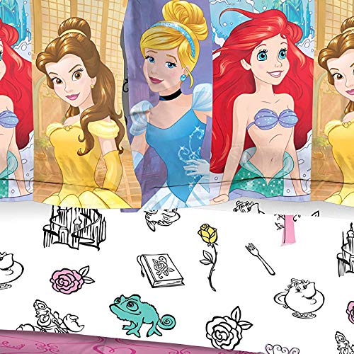 Disney Princess 'Friendship Adventures' 7 Piece Full Bed In A Bag #TOP7