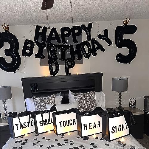 Image of Crown Black Number 0 Balloons for Girls, 40 Inch Foil Large, Crown 0-9 Set Number Balloon for Boys Birthday Party Baby Shower Anniversary Graduation New Year Party Decoration Supplies