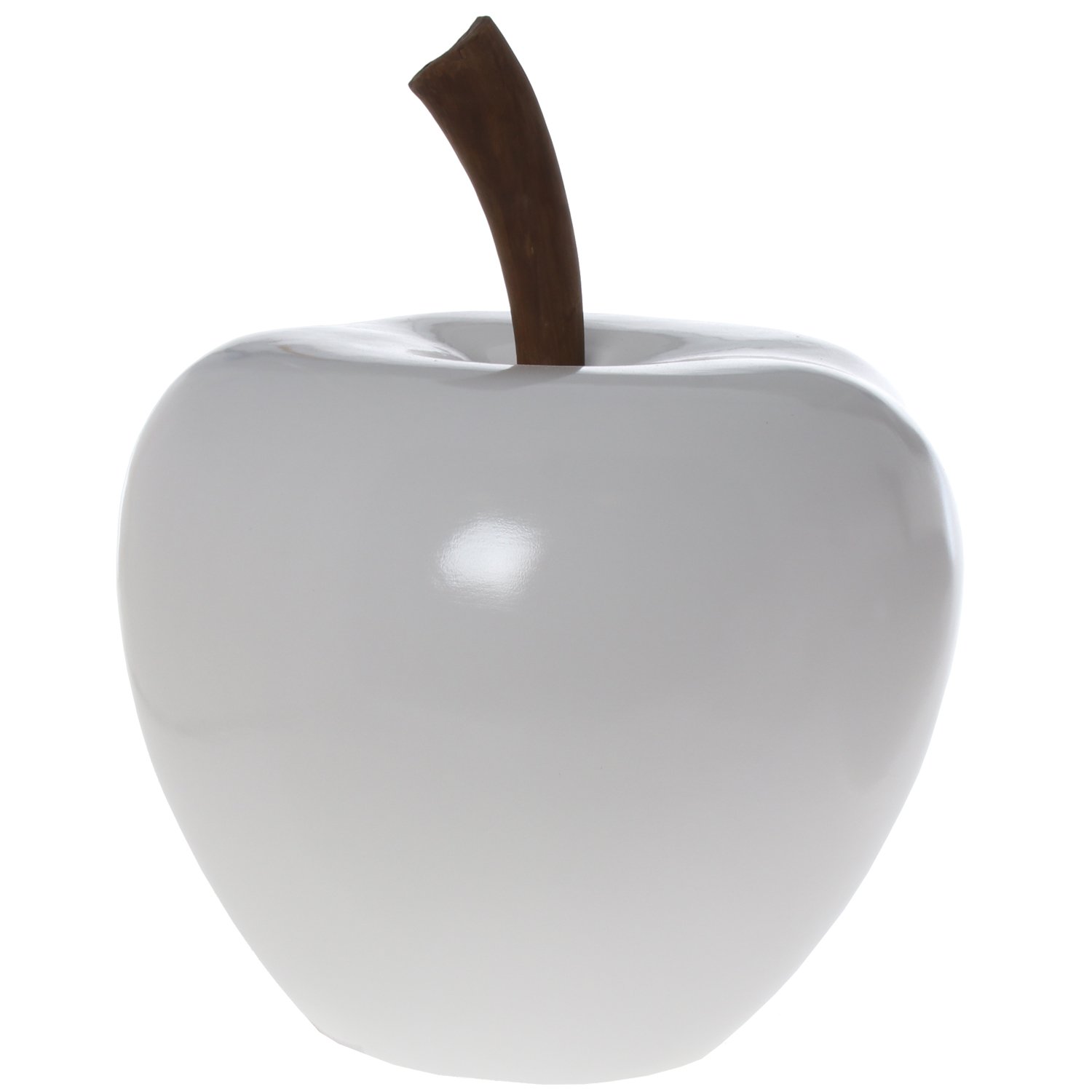 Grande pomme céramique blanche DRW pour sublimer un meuble vide