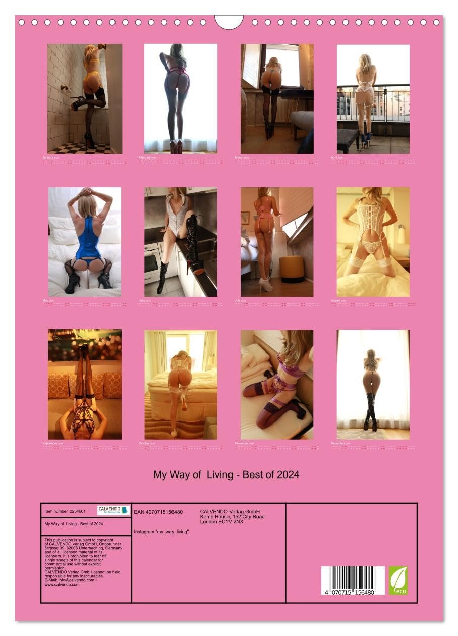 My Way of Living - Best of 2024 UK-Version (Wall Calendar 2026 DIN A3 Portrait), CALVENDO 12 Month Wall Calendar โ image 1