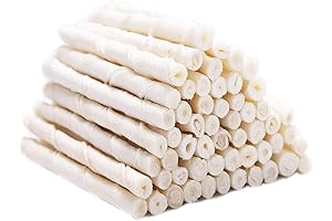 MON2SUN Dog Rawhide Twist Sticks: Essential Chews for Dental Health